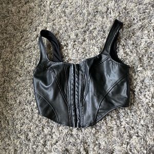 Windsor black crop top